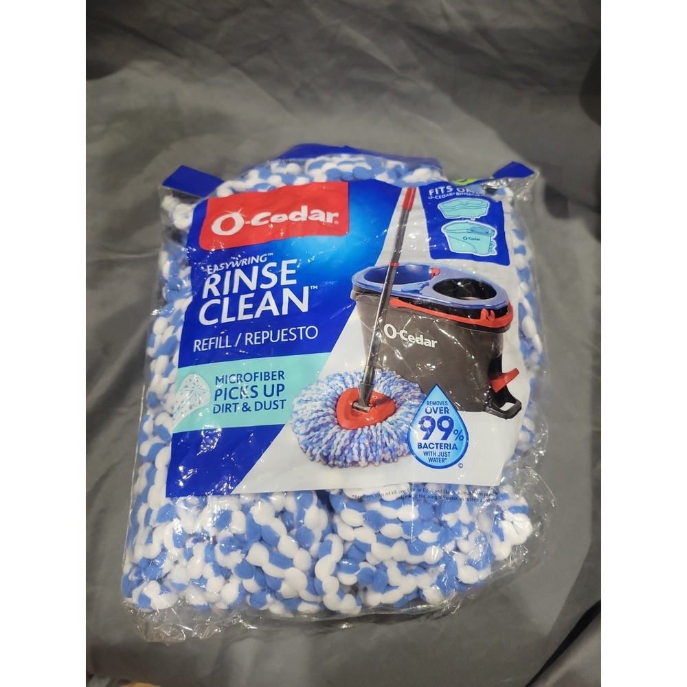 O Cedar Easywring Rinse Clean Microfiber Mop Head Replacement Refill Deep Clean